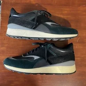 スニーカー ZEGNA Men Sneakers Grey S4667ZLHSOY GME ZEGNA | Suede Triple Stitch Low Top Sneaker (2 Colors)